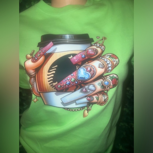 SALE NEW Custom Made Nails and Coffee Tee Offers Welcomed - Picture 4 of 7